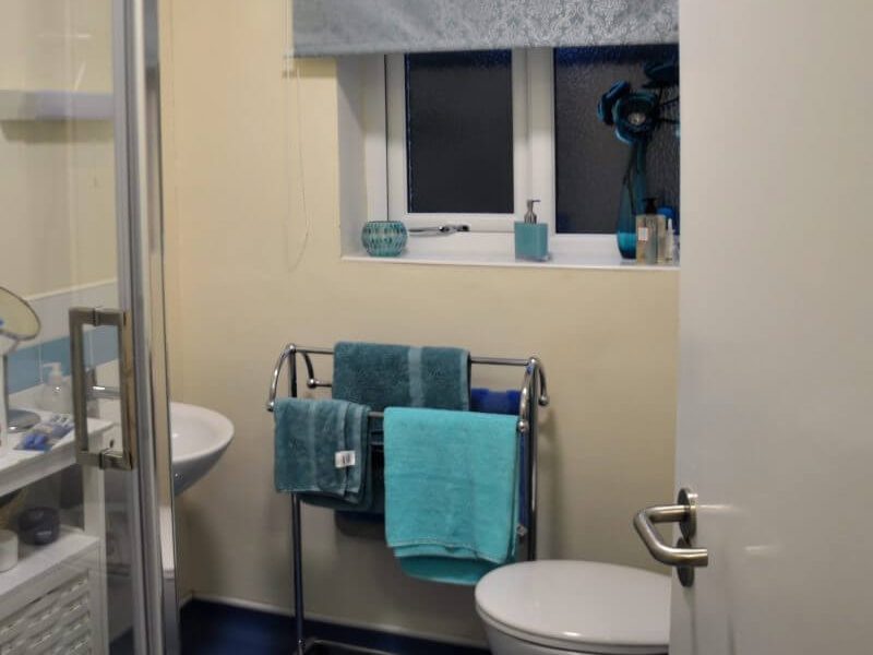 Refurbished bathroom at Glover's Trust